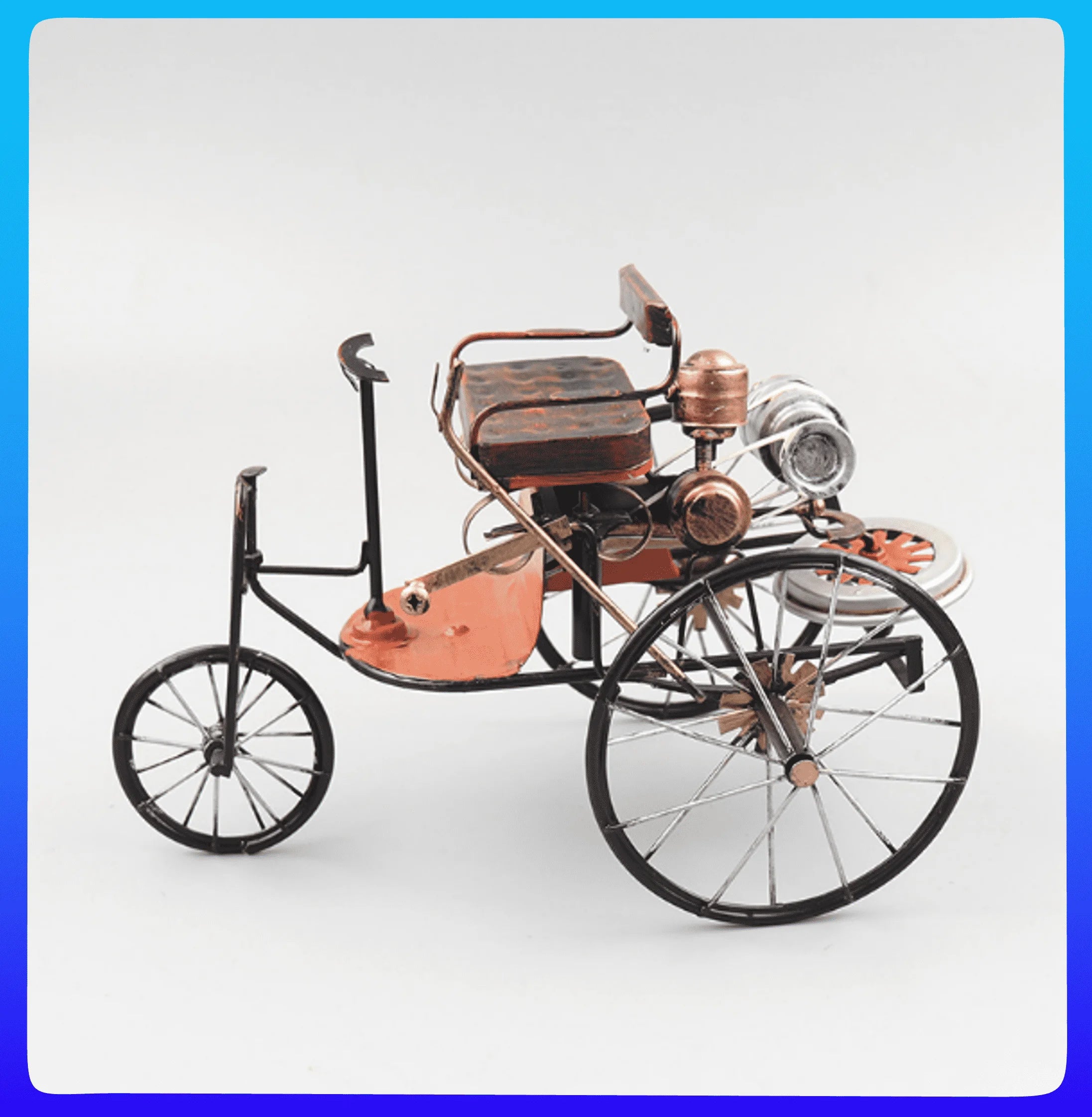 Simulation Of  Classic Cars  Model Wrought Iron Retro Nostalgic Objects Collection Decoration Ornaments