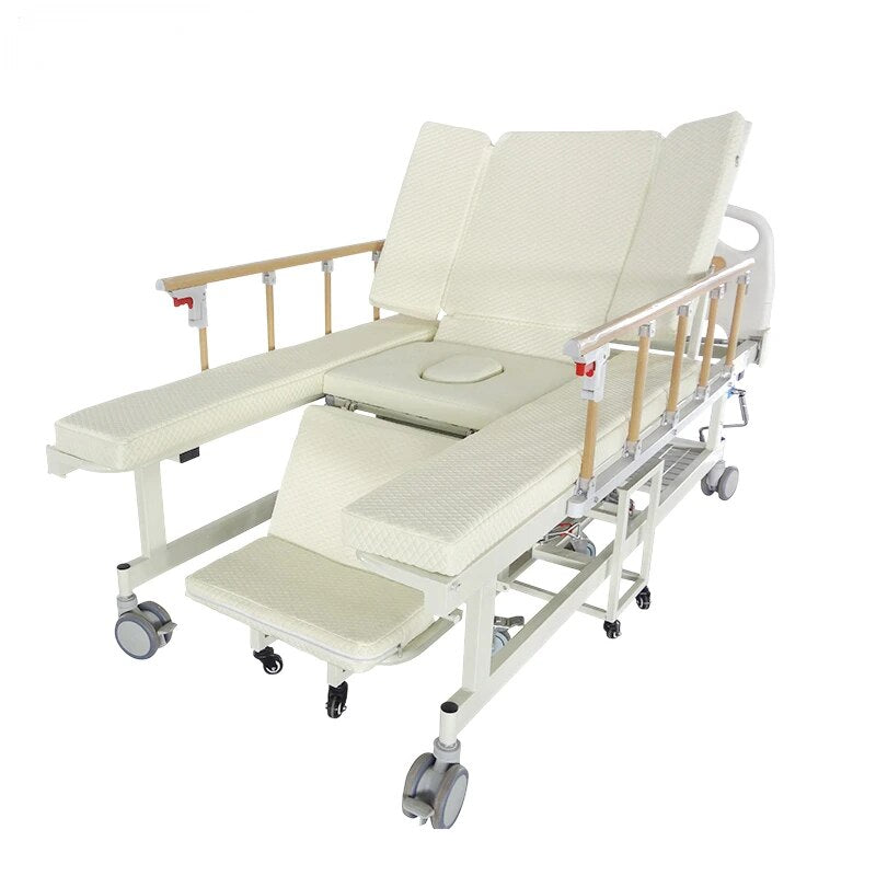 Five Functions Health Medical Nursing Bed Hospital Bed with wheel chair