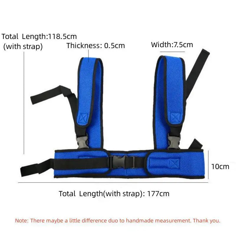 Non-Slip Wheelchair Safety Seat Belt Adjustable Shoulder Fix Comfortable Shoulder Straps For Elderly Patients Brace Support Vest