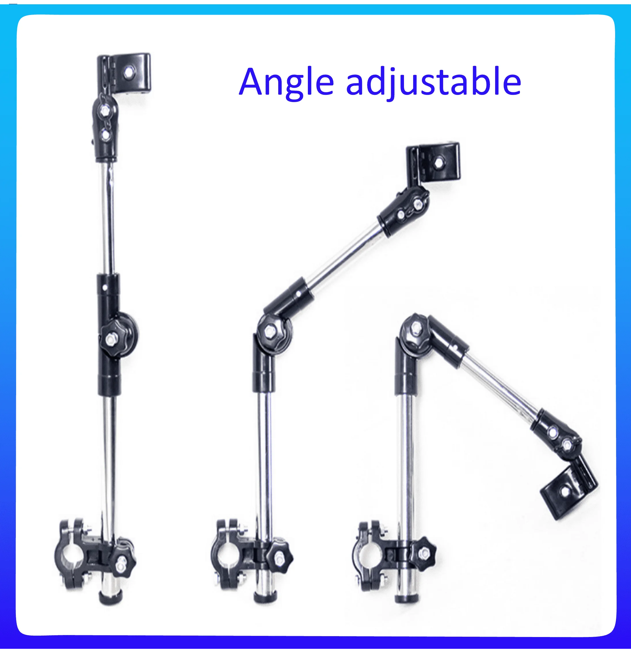 Wheelchair Accessories  Umbrella For chair Stroller 360° Adjustable Umbrella Stretch Mount Stand for Rolling Chair wheelchair