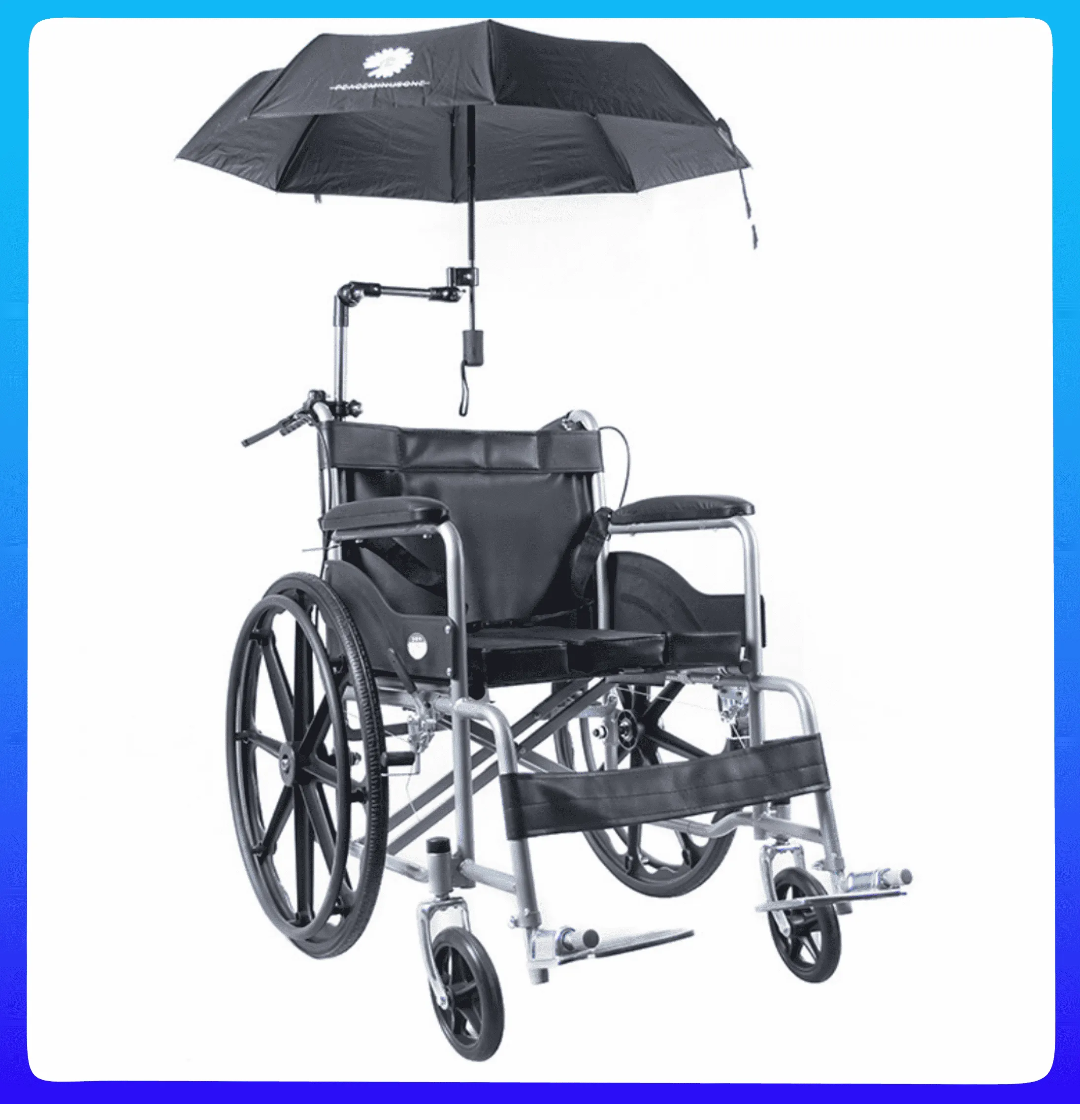 Wheelchair Accessories  Umbrella For chair Stroller 360° Adjustable Umbrella Stretch Mount Stand for Rolling Chair wheelchair