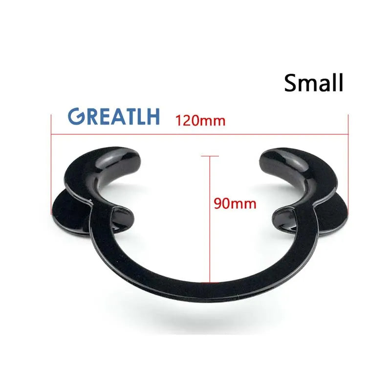 10pcs /set Dental Orthodontic Mouth Opener C-Shape Intraoral Cheek Lip Retractor Spreader Black Dentistry Accessories