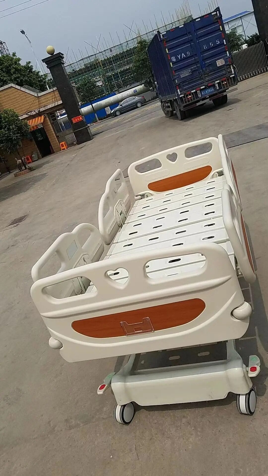 Medical ABS Electric Disabled Elderly Hospital Home Care Nursing examination Medical Bed With Wheel multi-function Patient Bed